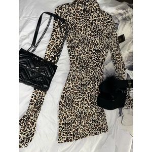 Sexy Dress- Cheetah Print